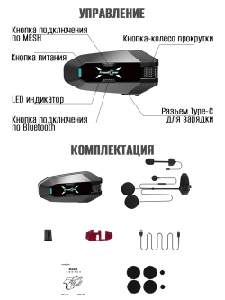 Мотогарнитура Freedconn FM10