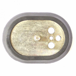 Фланец овальный RCA с прокладкой D83х115 мм.993012