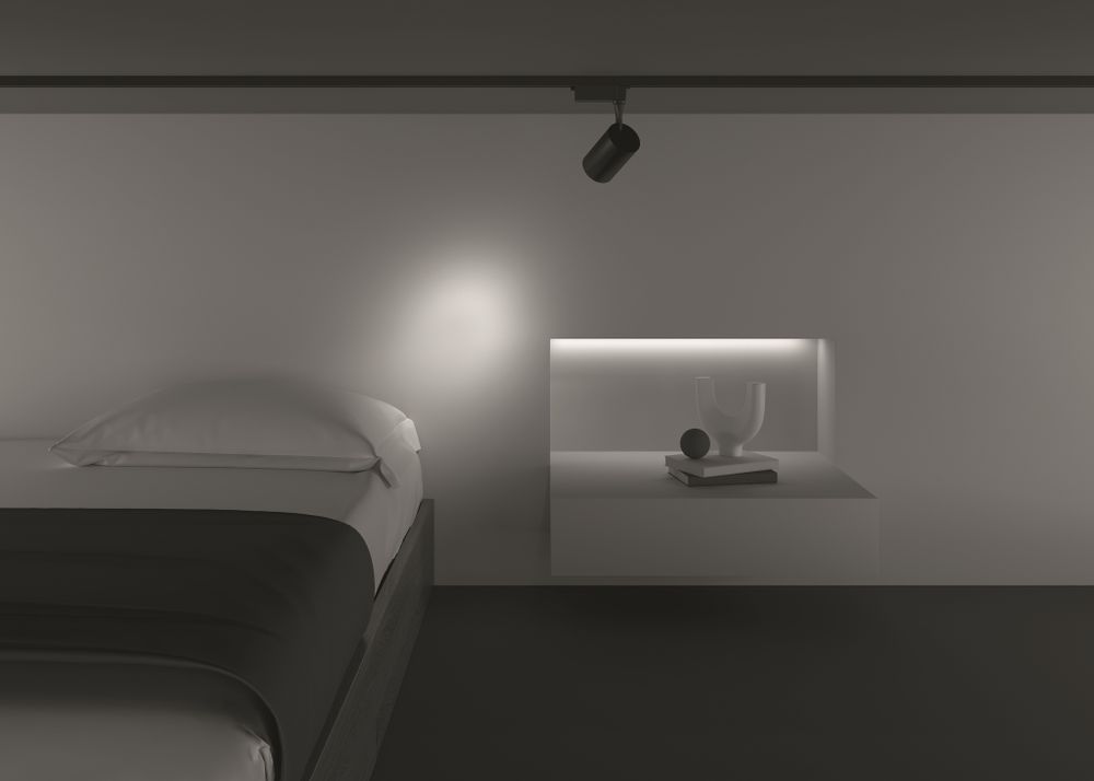 Трековый однофазный светодиодный светильник Maytoni Unity   TR003-1-10W4K-S-B