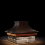 Колпак для забора MONBLAN PREMIUM на 1,5 кирпича с LED подсветкой