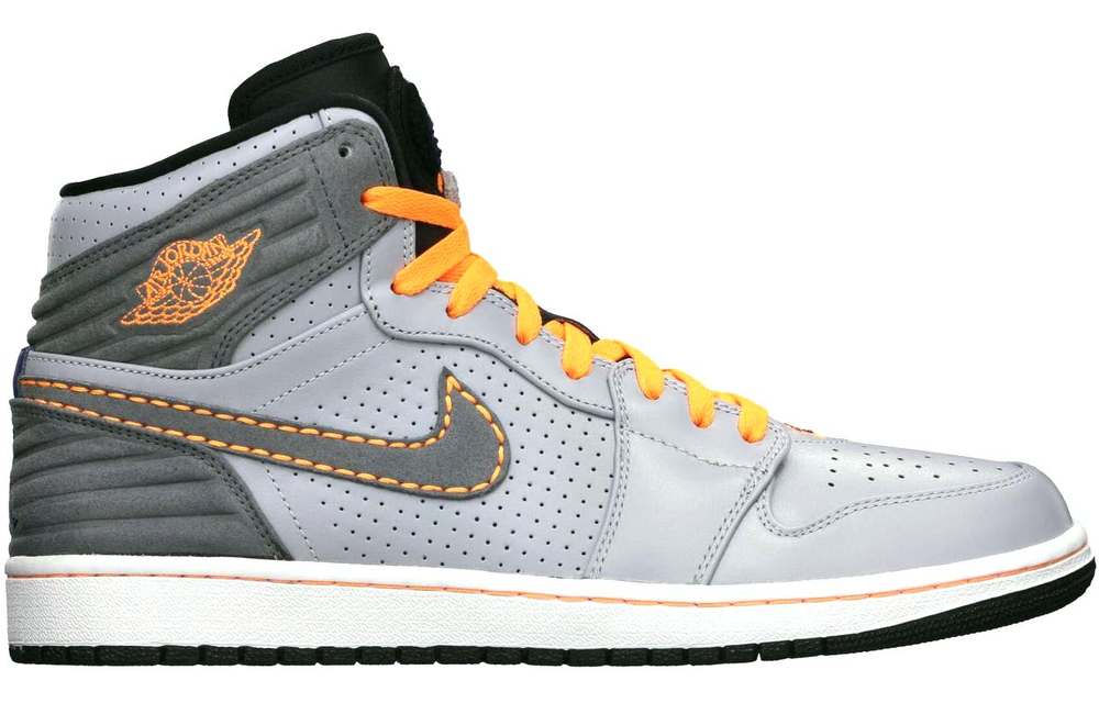 Кроссовки Jordan Air Jordan 1 Retro 93 Wolf Grey Orange