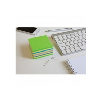 Блок с л/к 76*76 3М Post-it 450л. Neon зеленый 2028-NB