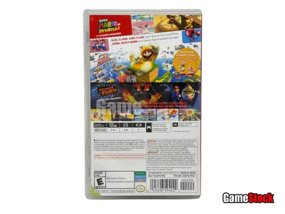 NSW Super Mario 3D World + Bowser's Fury (Б/У, Русские субтитры)