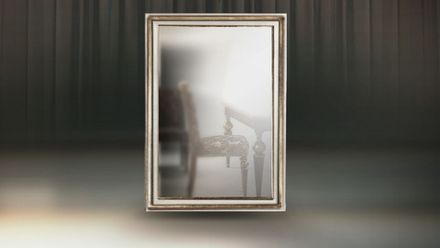 Зеркало Тоскана 2050 х 1450 (Сильвер/Глянцевый лак)