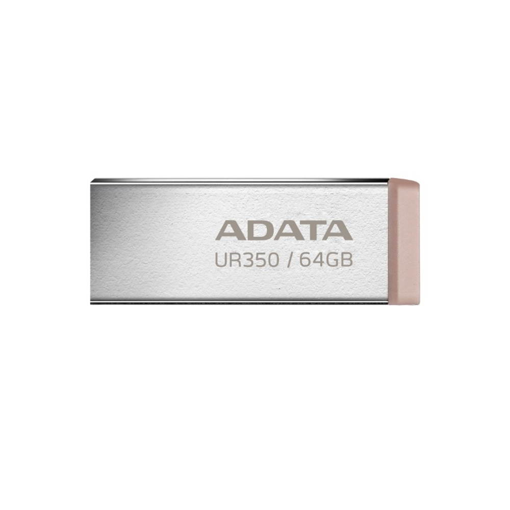 Флеш накопитель 64GB A-DATA UR350, USB 3.2, коричневый
