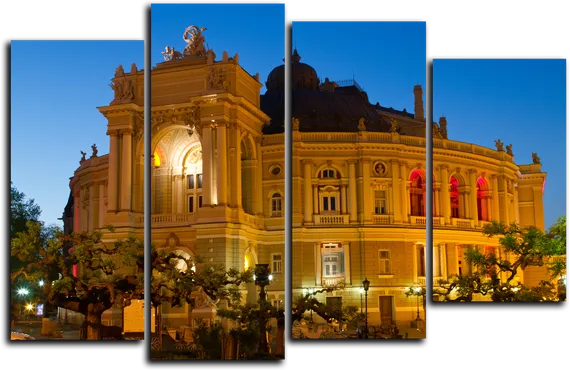 Модульная картина "Одесский театр оперы"