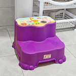 Табурет детский двухступенчатый, цвет микс