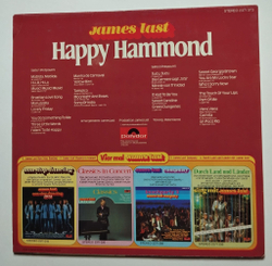 Винтажная виниловая пластинка LP James Last Happy Hammond (Germany 1973)