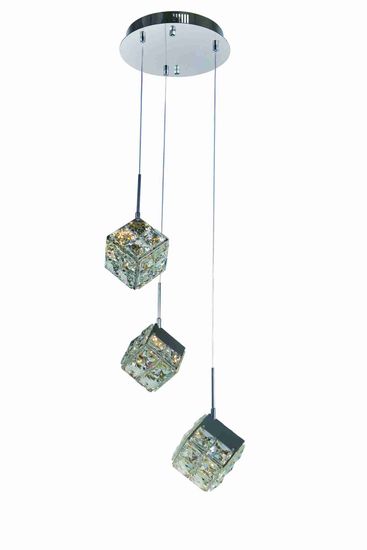 6009R/3A CHROME+CLEAR (1) Люстра NW