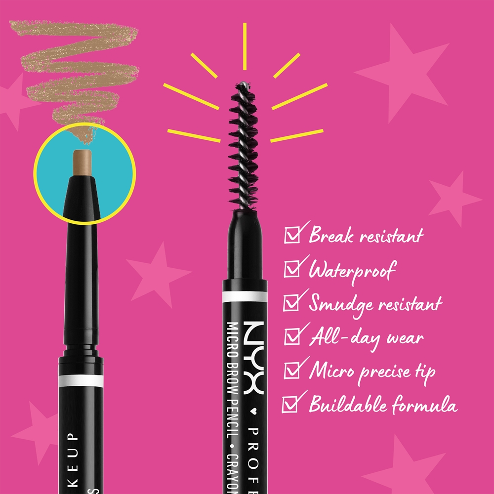 NYX Professional Makeup Micro Brow Pencil - Карандаши для бровей оттенок 3.5 Rich Auburn, 0 g