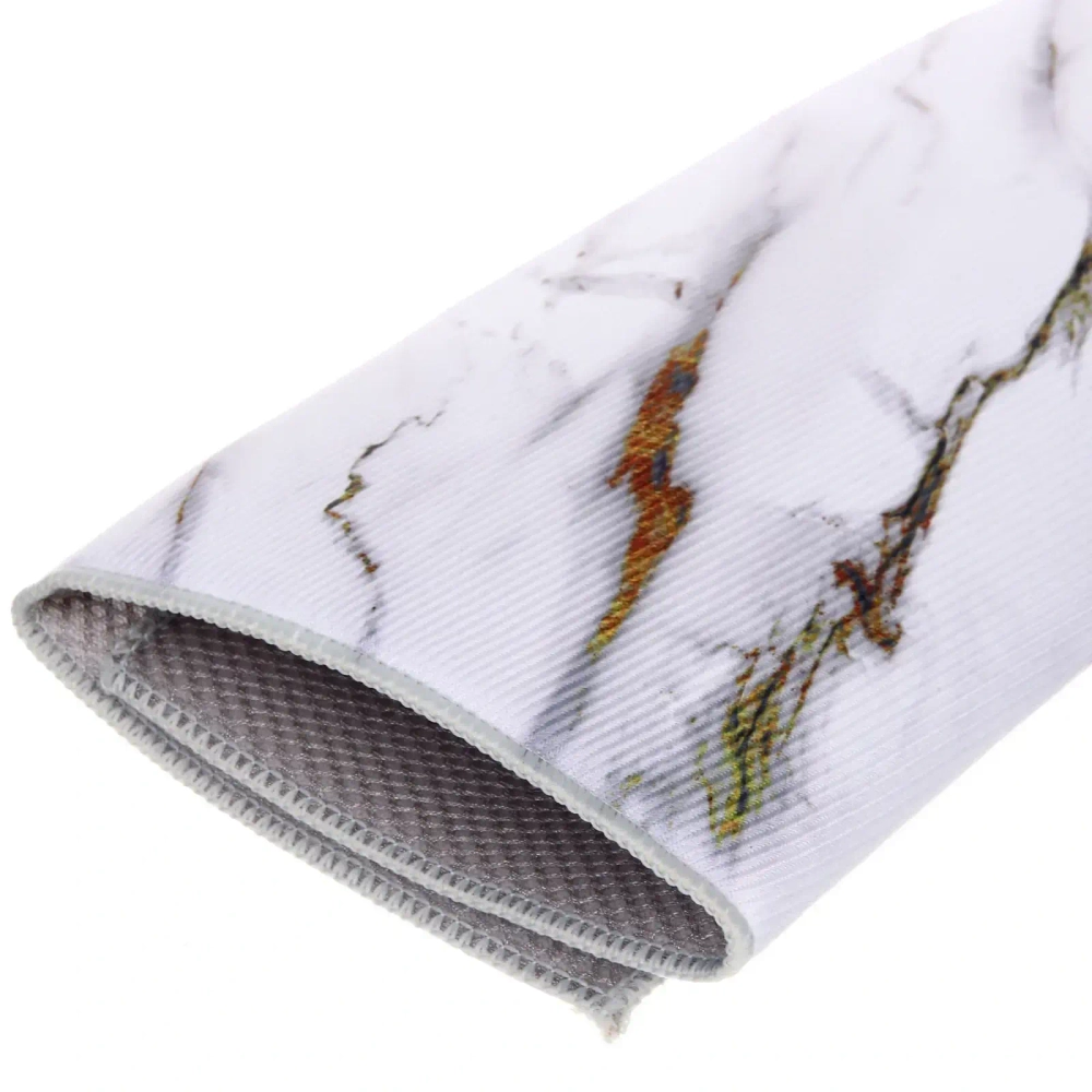 Коврик для сушки посуды 38*50см «Мрамор» белый