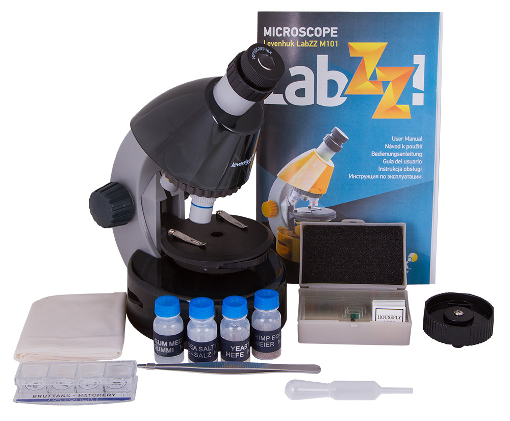 Микроскоп Levenhuk LabZZ M101 Moonstone\Лунный камень