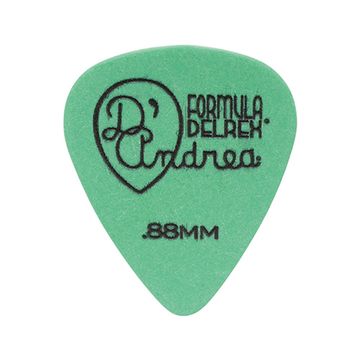 Медиаторы, 12шт, делрин, 0.88мм, стандартные, D'Andrea TPD351-088MH Formula Delrex