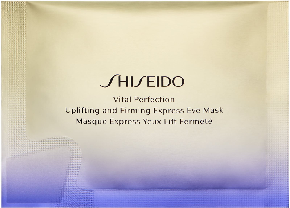 Shiseido Vital Perfection Uplifting & Firming Express Eye Mask - укрепляющая и лифтинговая маска для области вокруг глаз /  12 szt.   / GTIN 729238163805