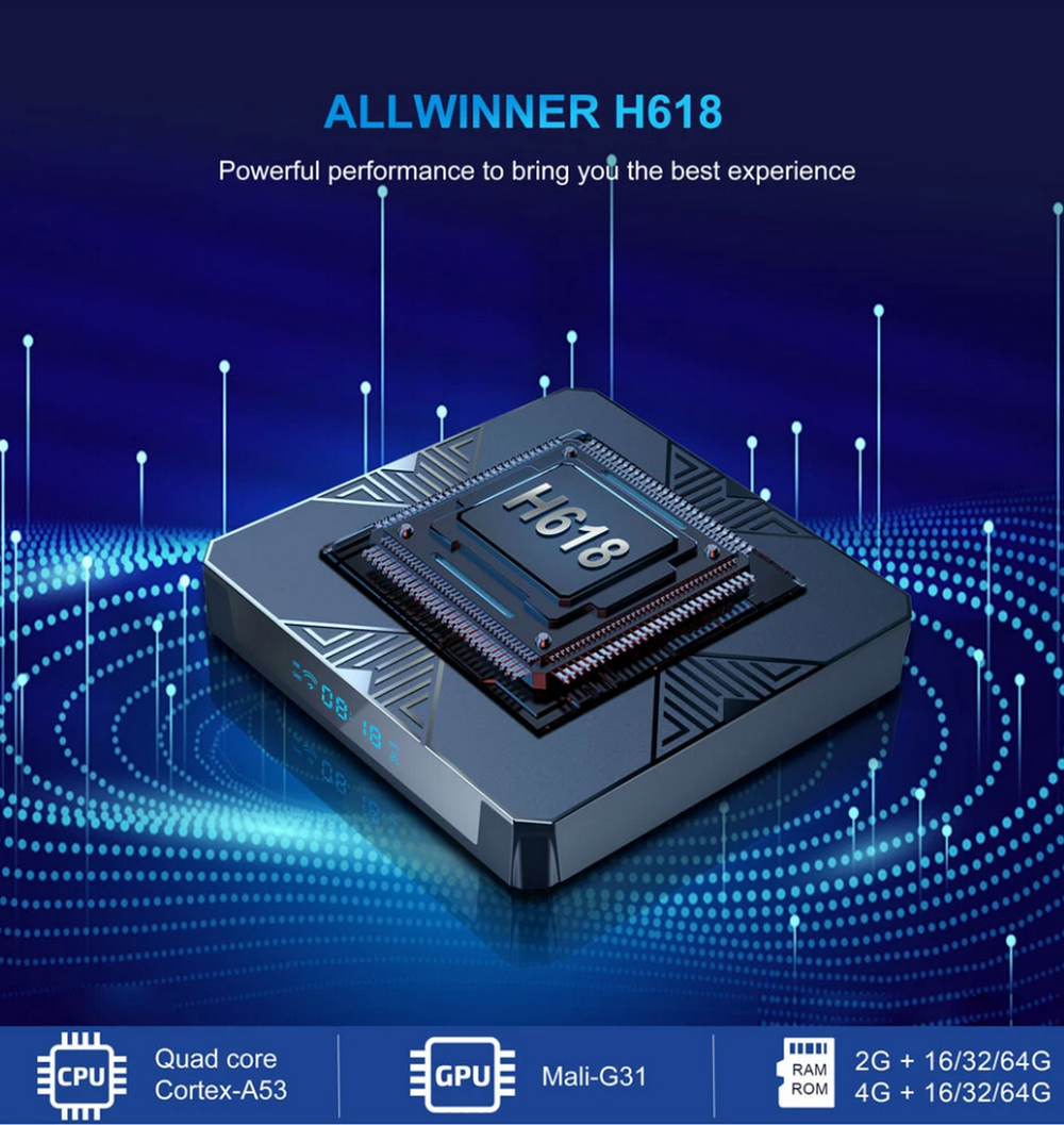 Смарт приставка Smart TV Box X98H (Android 2+16Гб)