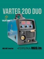 Сварочный полуавтомат 2в1 MIG+MMA VARTEG 200 DUO