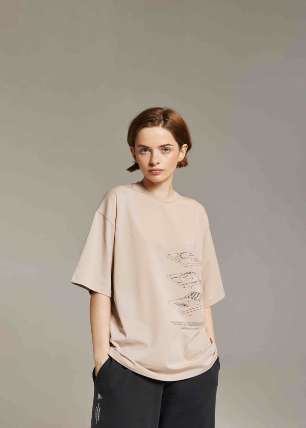 Футболка Diagram Какао - фото 2