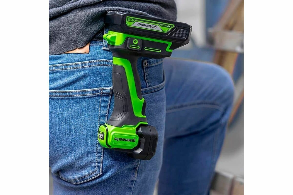 Фонарь аккум. GREENWORKS G24SL200 24В,200лм/100лм,с АКБ2А*ч до11/23 часов,без АКБ и ЗУ (3502407)