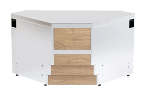 Прилавок кондитерский нейтральный REFETTORIO Crystal RKN2270A внутренний угол 270 градусов