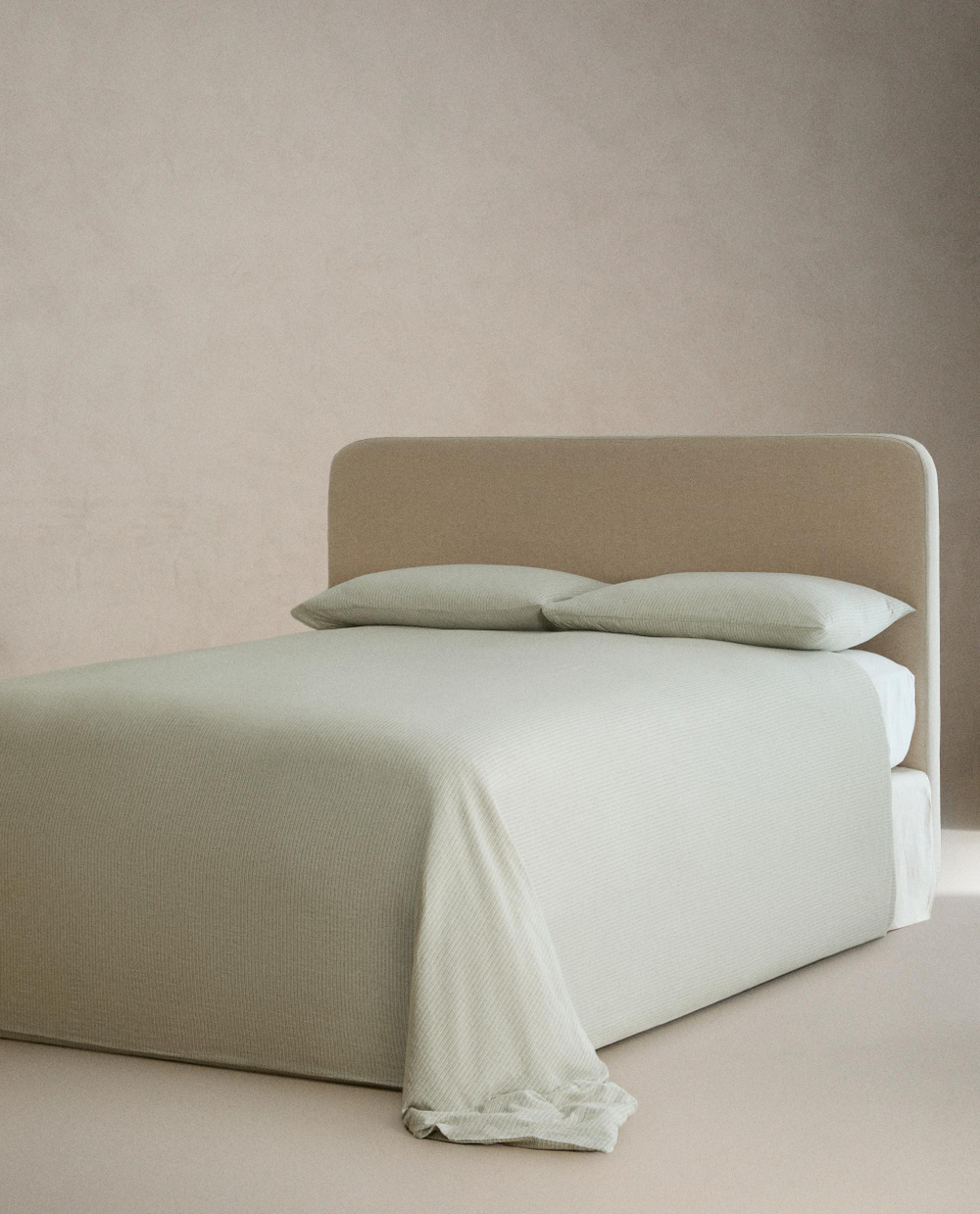Пододеяльник Zara Home, лён 55%, хлопок 45%, в полоску, 5186/088
