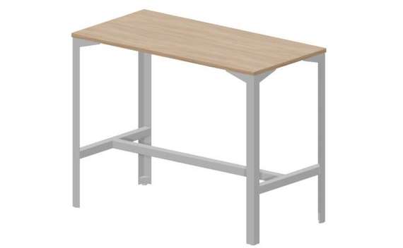 Высокий стол 138х68х105см, столешница 2,5см