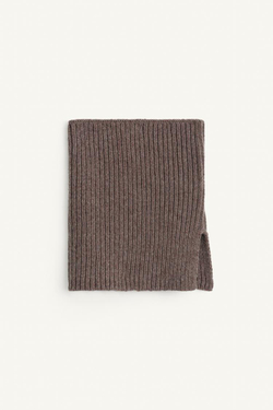 ZARA ВЯЗАНЫЙ СНУД, КРОТОВО-КОРИЧНЕВЫЙ