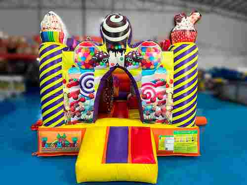 Коммерческий надувной батут «Сладкий замок», 3,2x2,6x2,3