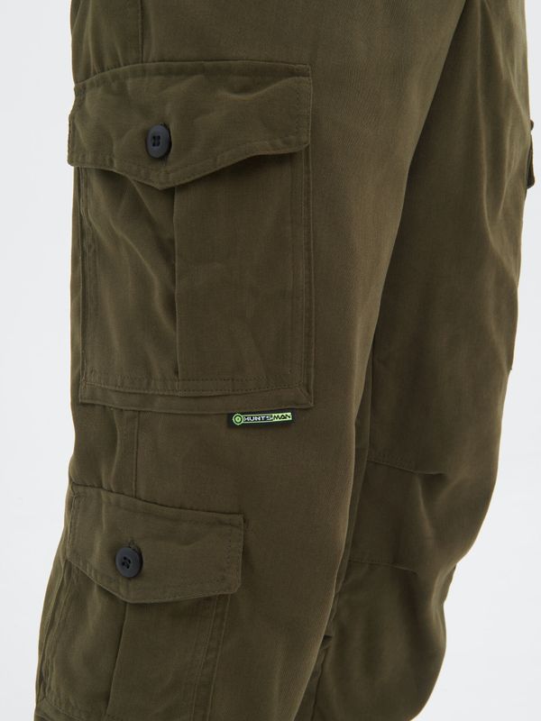 Костюм летний Крафт ткань Смесовая цвет Хаки