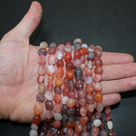 Агат Ботсвана оранжевый галтовка 10-12мм