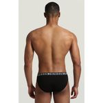 Мужские трусы брифы черные набор 2 в 1 Bikkembergs CLASSIC BKK1USP02BI/2