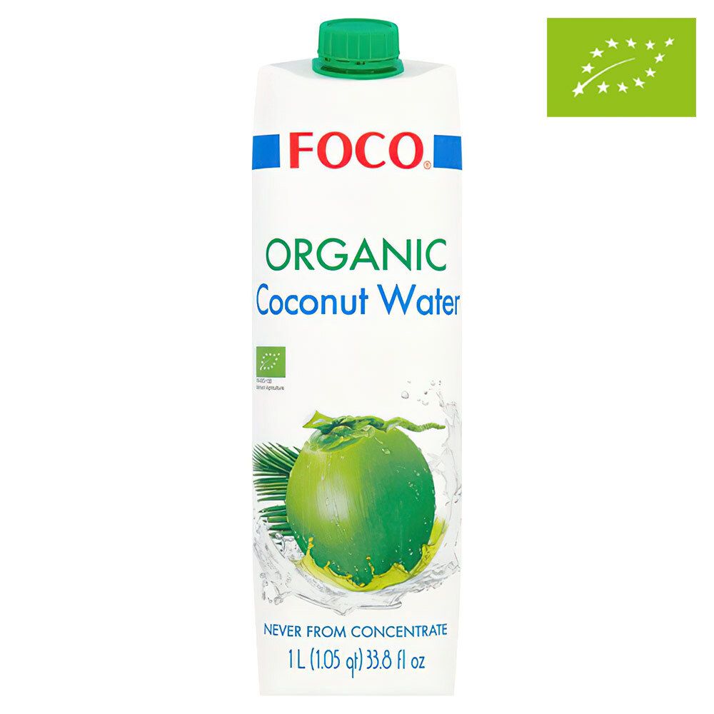 Кокосовая вода органическая Foco, 1 л