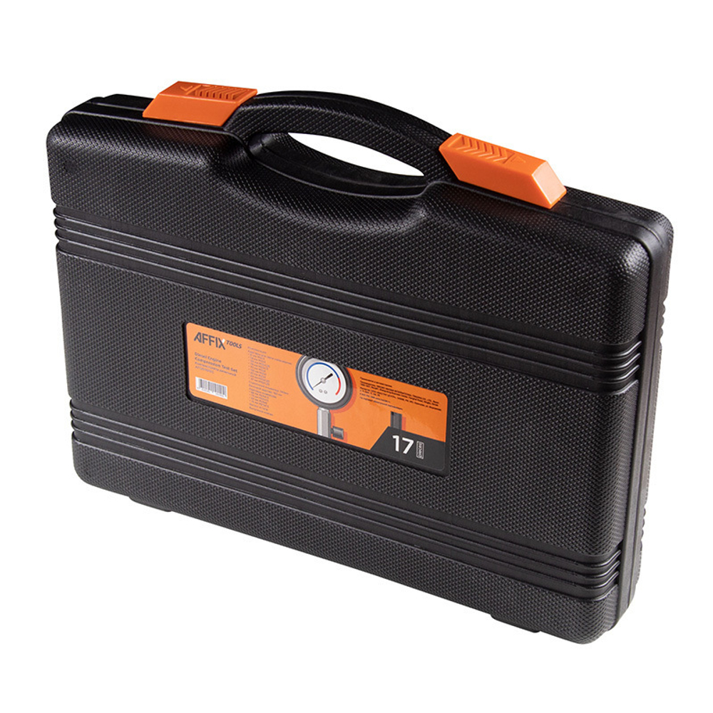 AFFIX (AF12011017C) Компрессометр дизельный, 0-70 атм, комплект адаптеров, 17 предметов