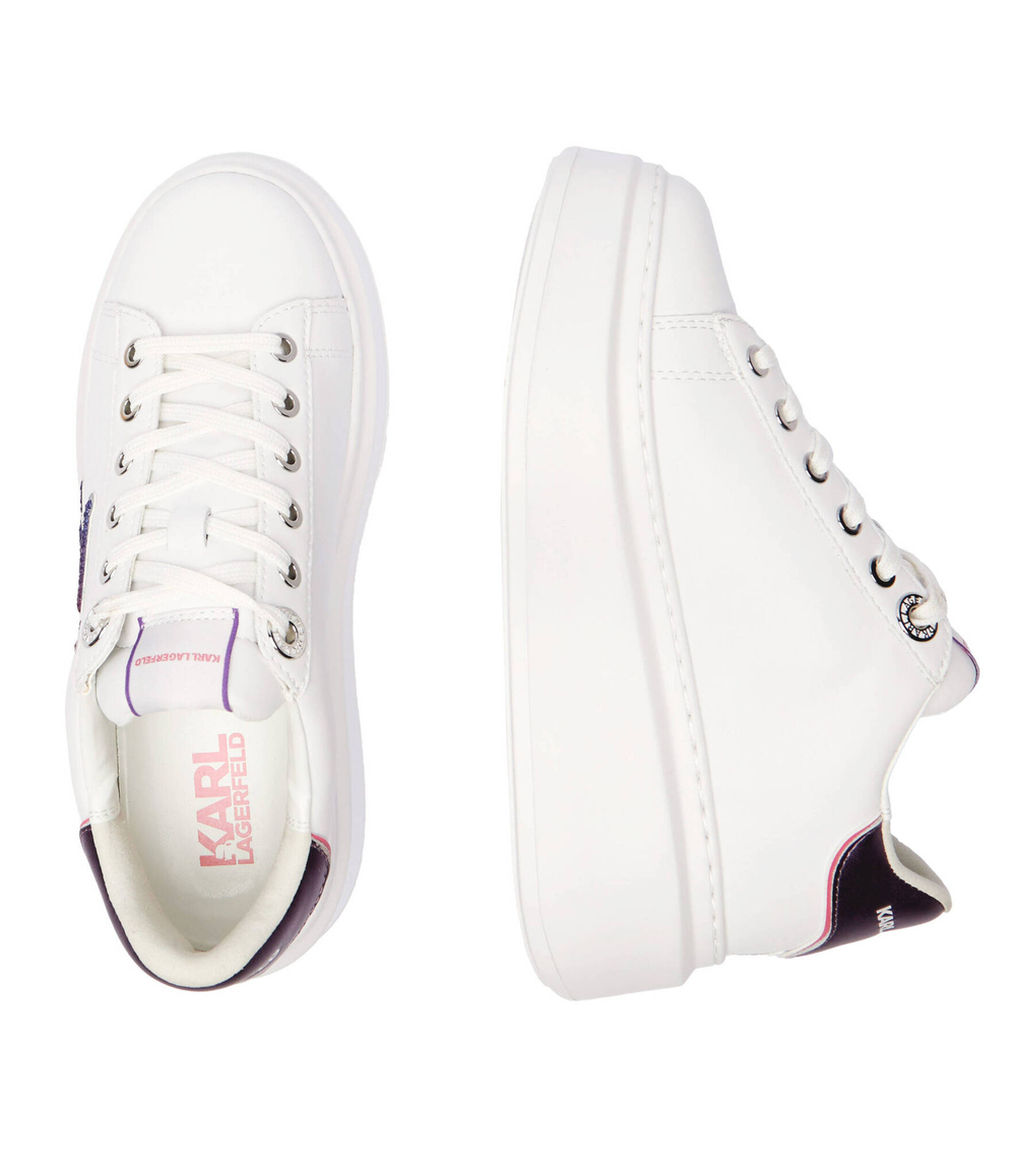 Кожаные кроссовки anakapri signia lace Karl Lagerfeld - белый(KL63510A)