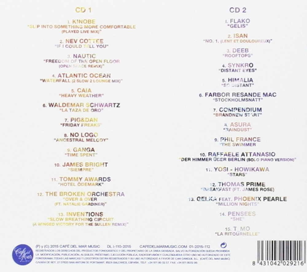 Сборник / Cafe Del Mar - Volumen Veintiuno (2CD)