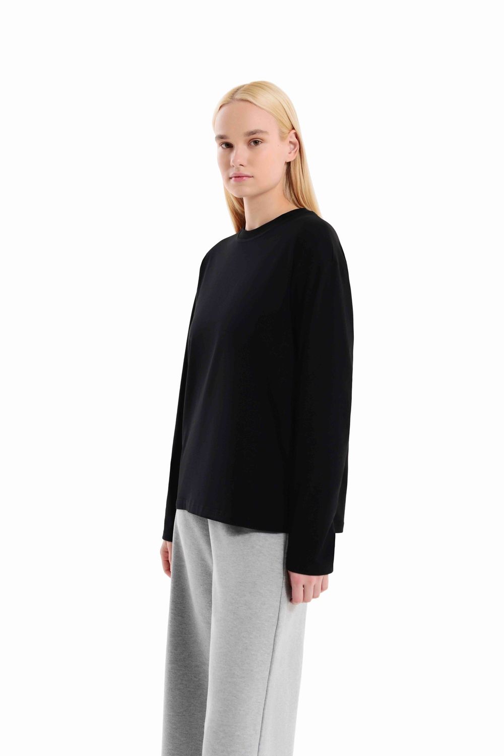 Лонгслив Weme Оверсайз черный