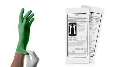 Перчатки хирургические стерильные полиизопреновые неопудренные с индикаций прокола SFM 50 пар