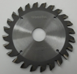 Подрезная коническая пила WoodTec для форматно-раскроечных станков Ø100 х 20 х 3,1-4,3 Z = 24 KON