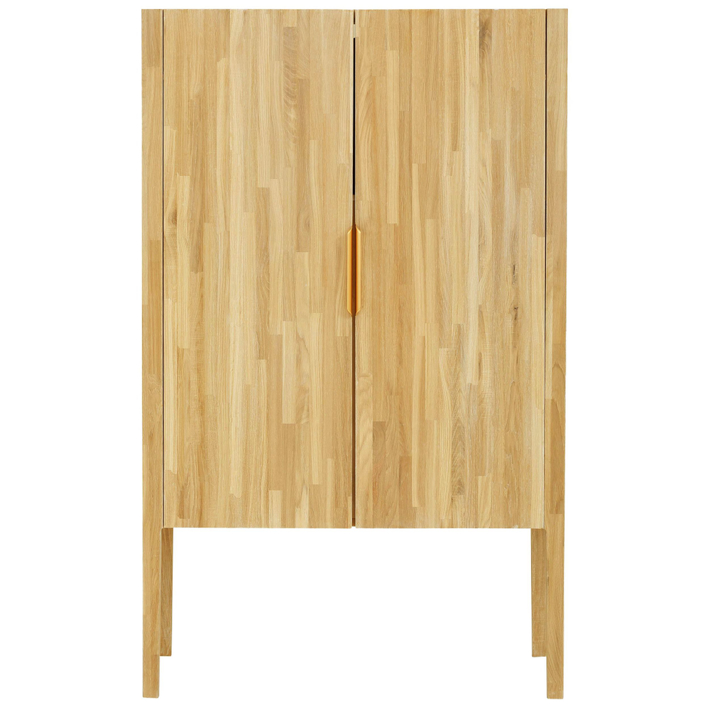 Шкаф для одежды, 90х42х150, Розенбург, буфет для кухни, из массива дуба, MAKOSA