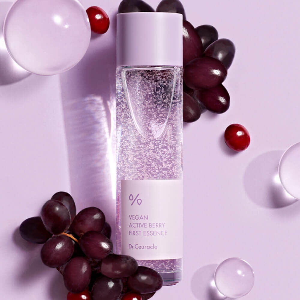 Капсульная веганская эссенция с ресвератролом Dr.Ceuracle Vegan Active Berry First Essence Срок октябрь 2025