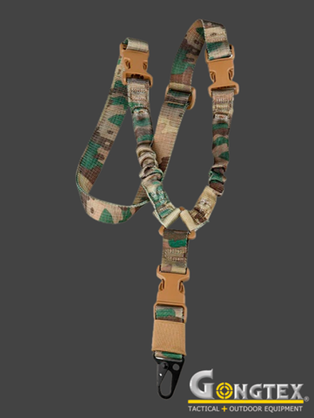 Оружейный ремень одноточечный Gongtex (GSL-0005). Мультикам