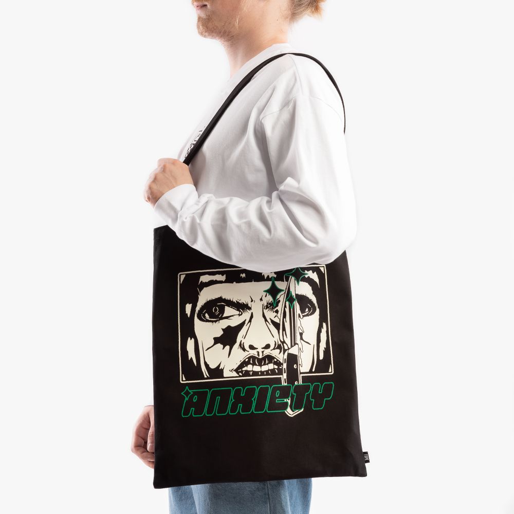 Шоппер Anxiety Черный