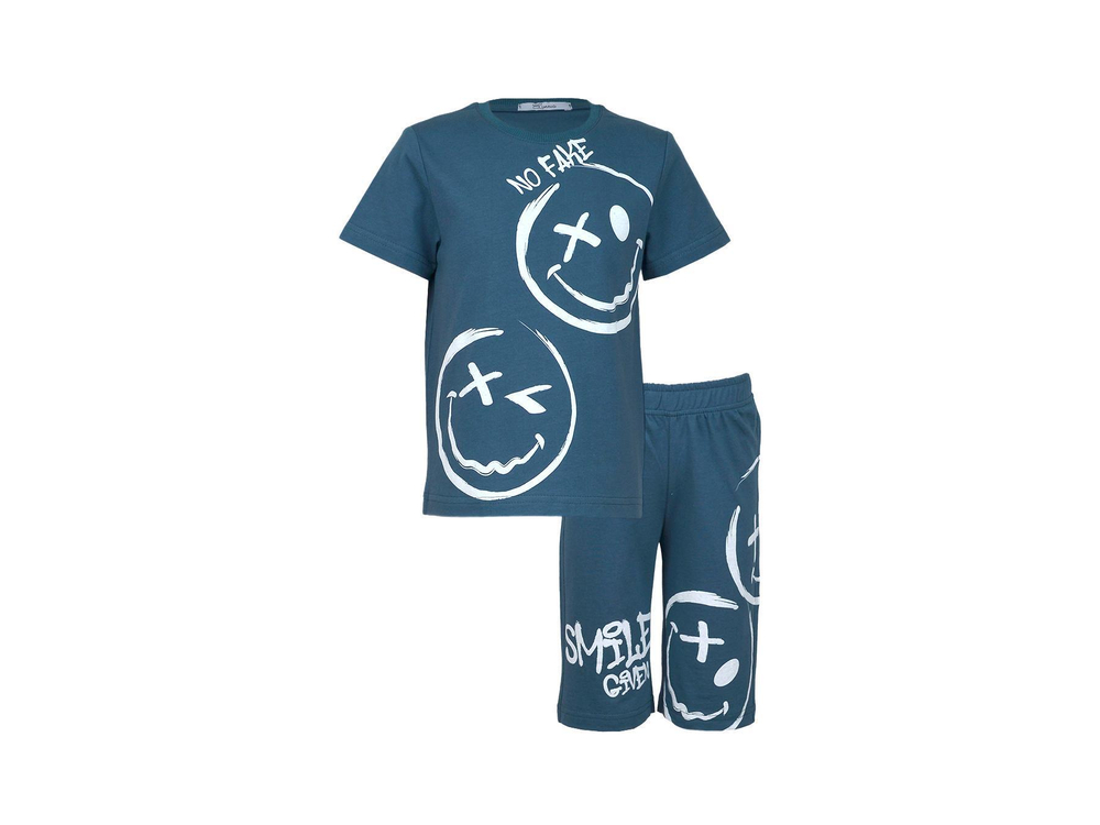 01-123-5 Комплект фуфайка+шорты для мальчика Luneva