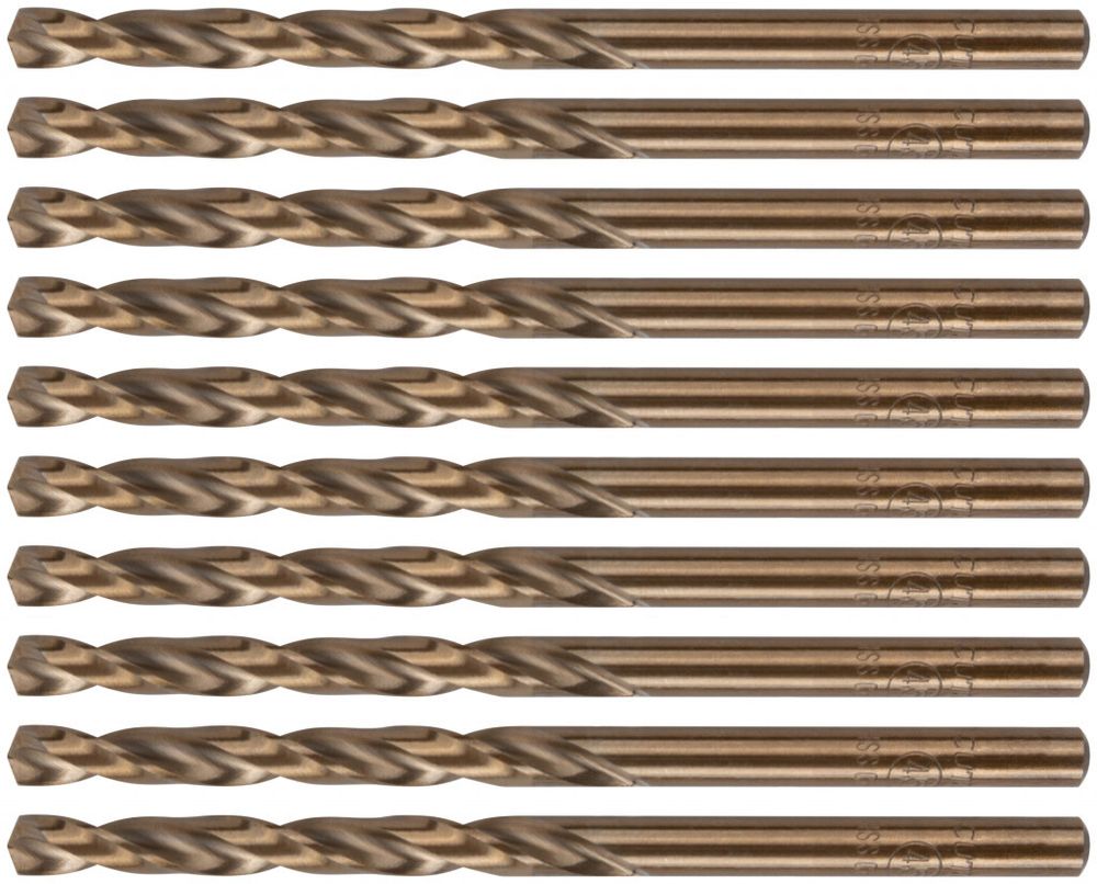 Сверло по металлу Cutop Profi с кобальтом 5%, 4,5 x 80мм (10шт./уп.) 48-45-10