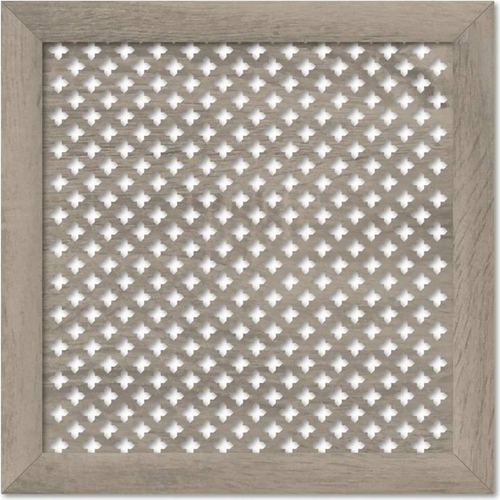 Экран для радиатора Стильный дом Готико v547435 Дуб винтаж 600х600 мм