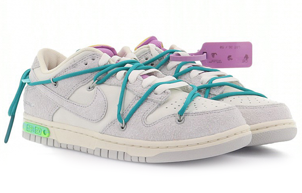 Кроссовки Off-White X Nike Dunk Low "The 50" No.36