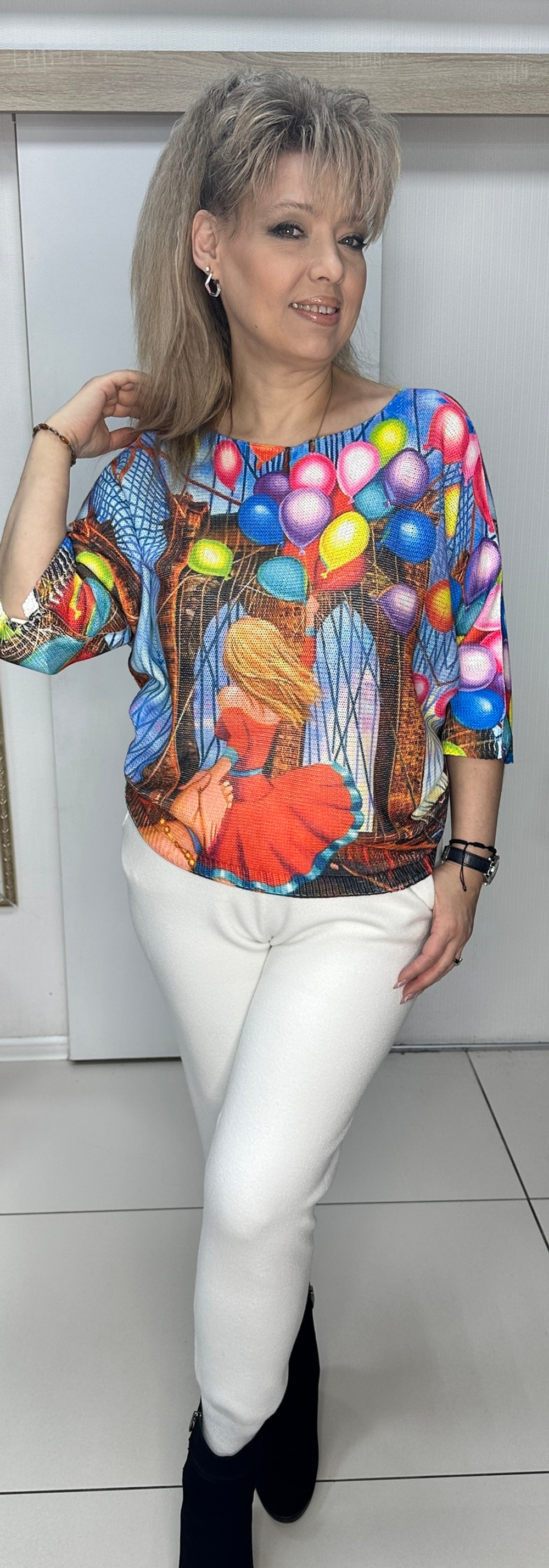 Трикотажные белые штанишки на резинке