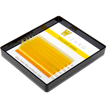 Ресницы WIZARD/МИКС/MINI/YELLOW