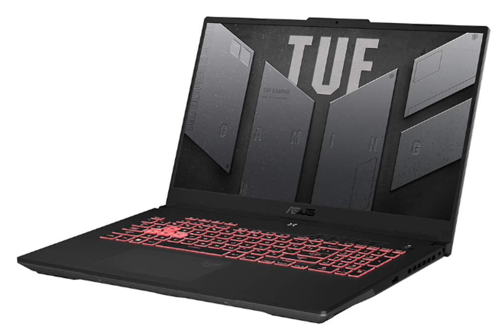 Ноутбук Asus TUF Gaming A17 FA707RM-HX031W (90NR0972-M001P0) AMD 7 6800HS/16Gb/1TB SSD/17.3"FHD IPS 144Hz/NVIDIA RTX 3060 6Gb/Cam/Illum RGB KB/Win 11H