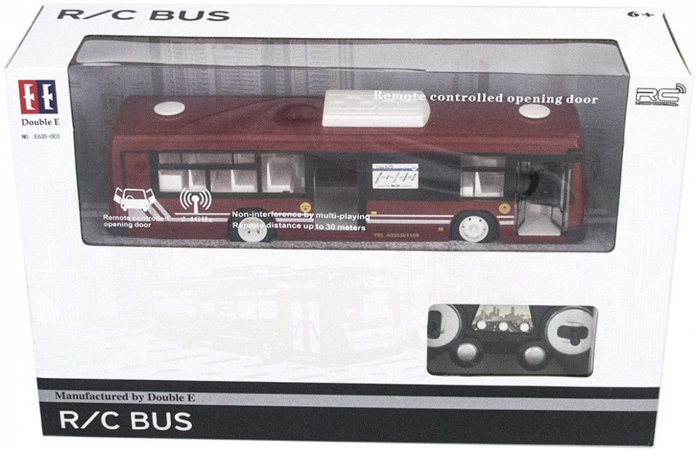 Радиоуправляемый автобус Double Eagles Red 1:20 2.4G - E635-003 , Red