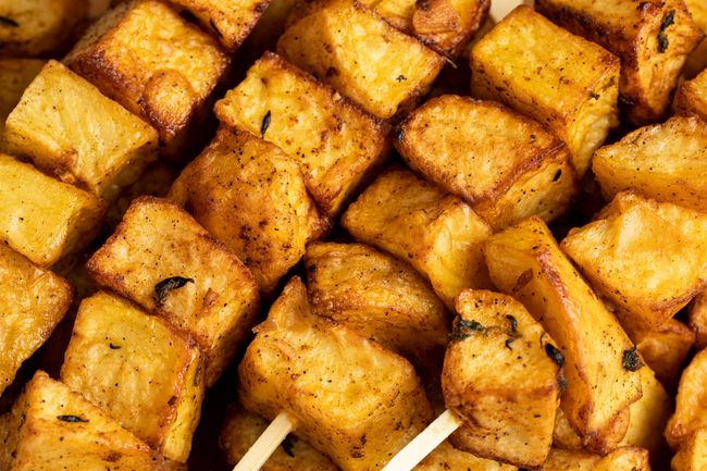 Печеный картофель на шпажках, 10 шт.